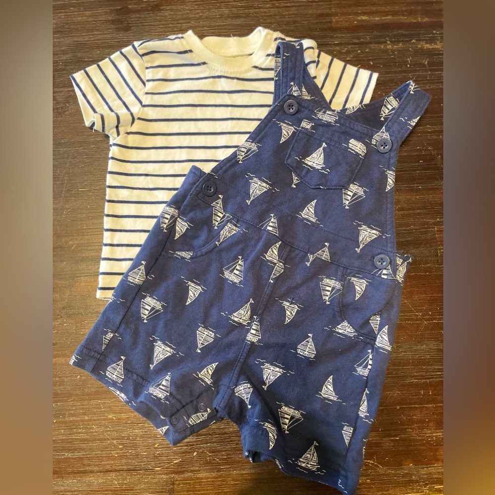 Two piece overall set